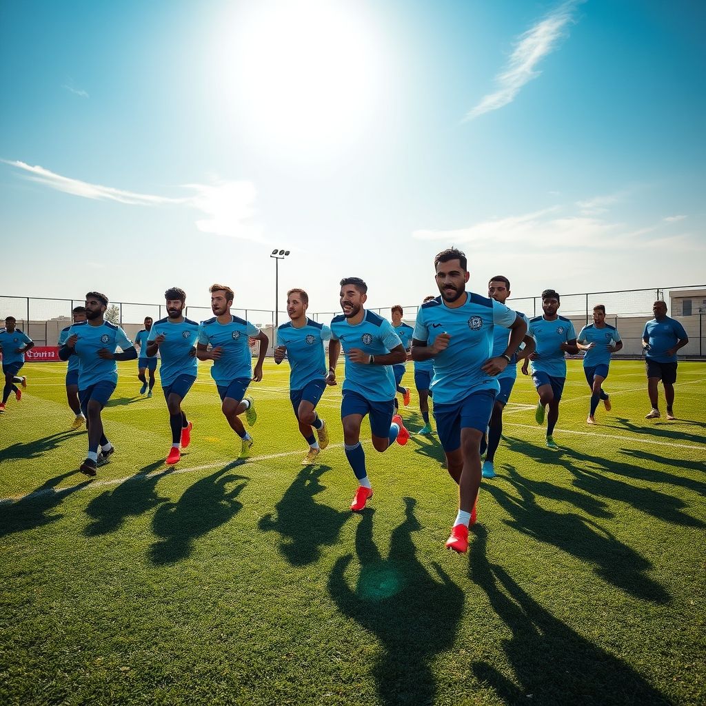 开云官网-阿尔希拉尔教练组强化体能训练，备战关键战